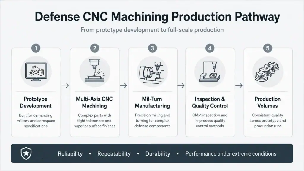 defence cnc machining